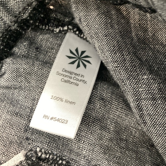 Athleta Flint Gray 100% Linen Women’s Shorts size 6 (P28) - Picture 3 of 8